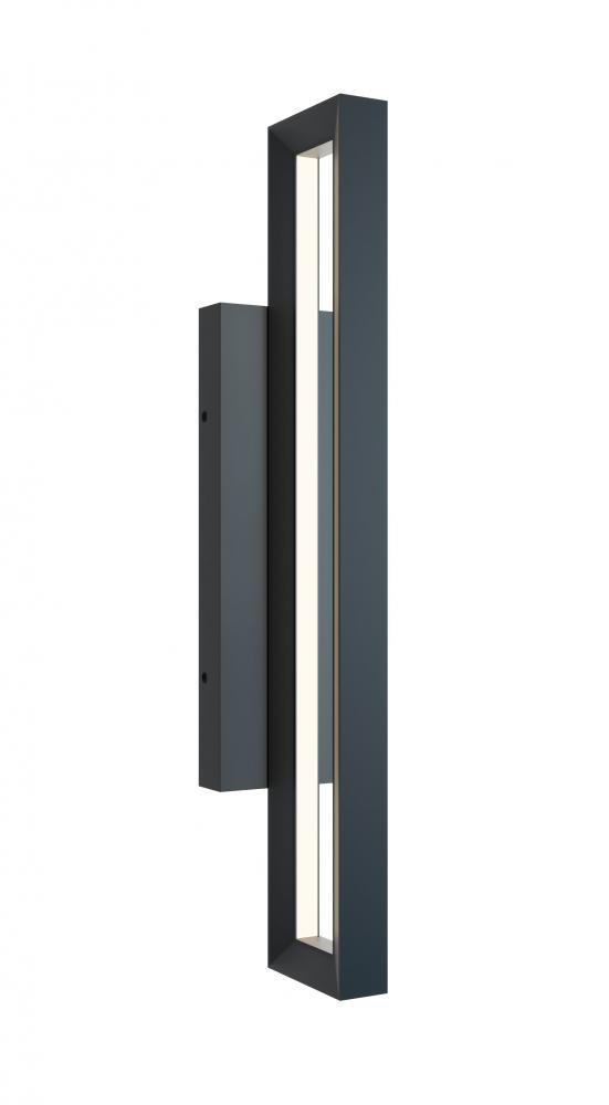 Liam 24'' LED Sconce 25W,BK,Batt.