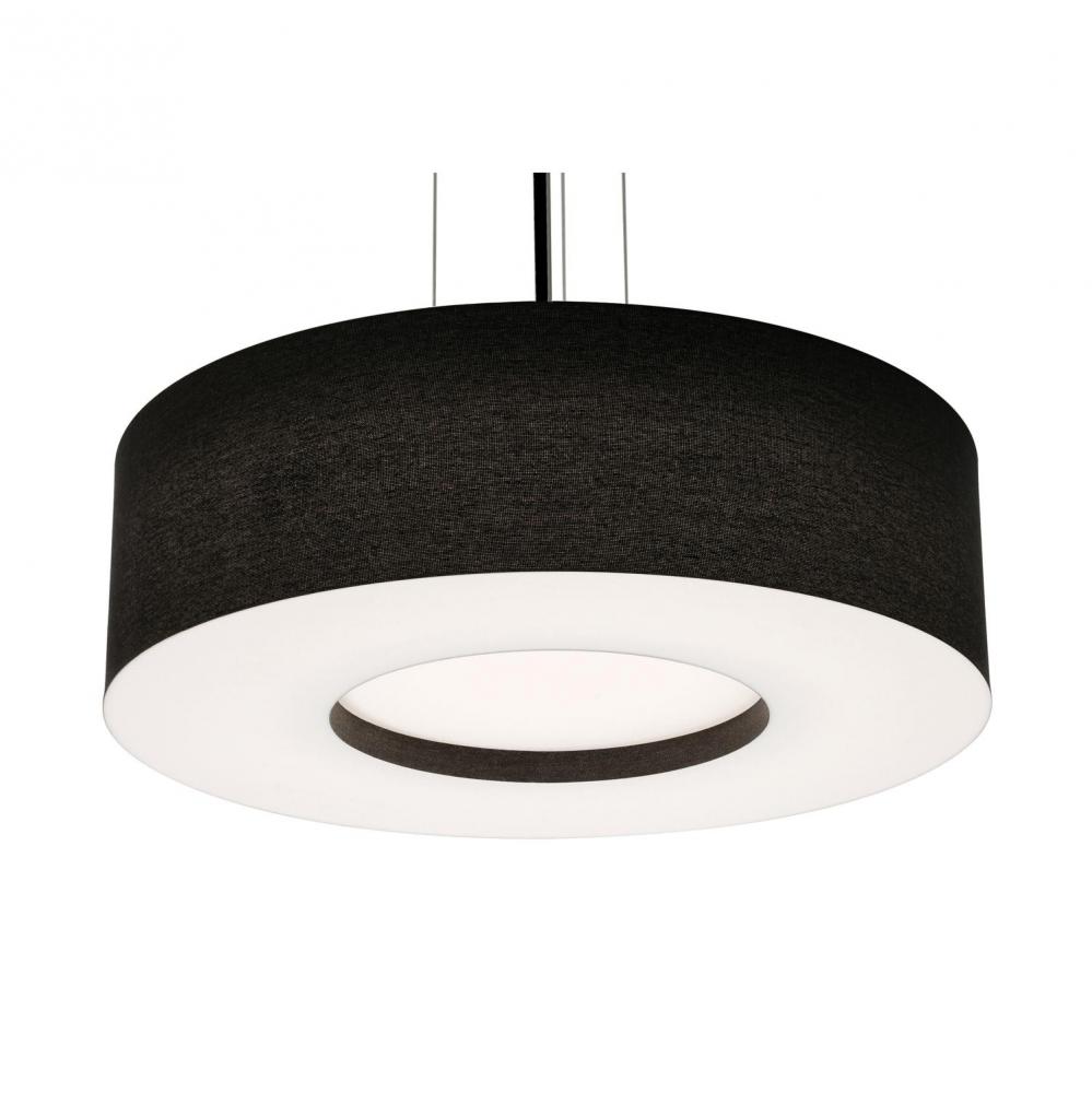 Montclair 24'' LED Pendant,120-277V,5 CCT,BK w/ BK