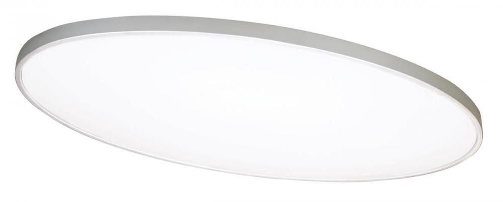 American Fluorescent PIDF172900L40MVSN Oval Flush Mount SN Finish 2900lm