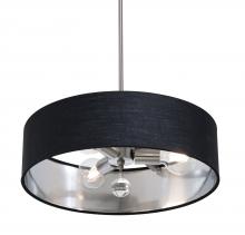 AFX Lighting, Inc. CLNP18MBSN-BKSL - Celine Pendant 18'' Medium Base SN - BKSL shade