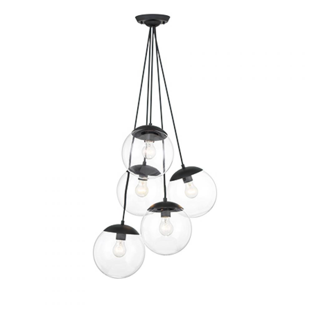 Auresa - 5 Light, Pendant Fixture in Metal