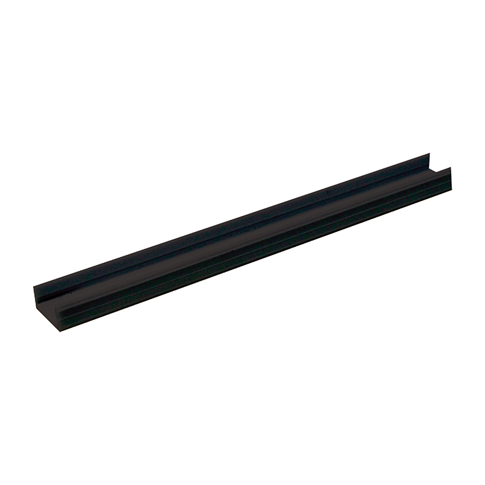 4-ft Plastic Channel for Tape Light, Black