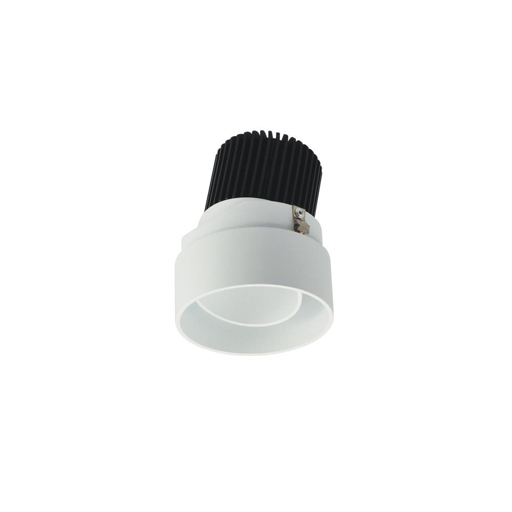 2" Iolite LED Round Trimless Adjustable, 10-Degree Optic, 800lm / 12W, 2700K, Matte Powder White