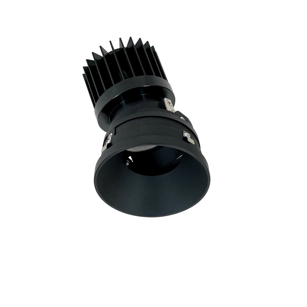 4" Iolite PLUS Round Trimless Adjustable, 1500lm/2000lm (varies by housing), 3500K, Black Finish