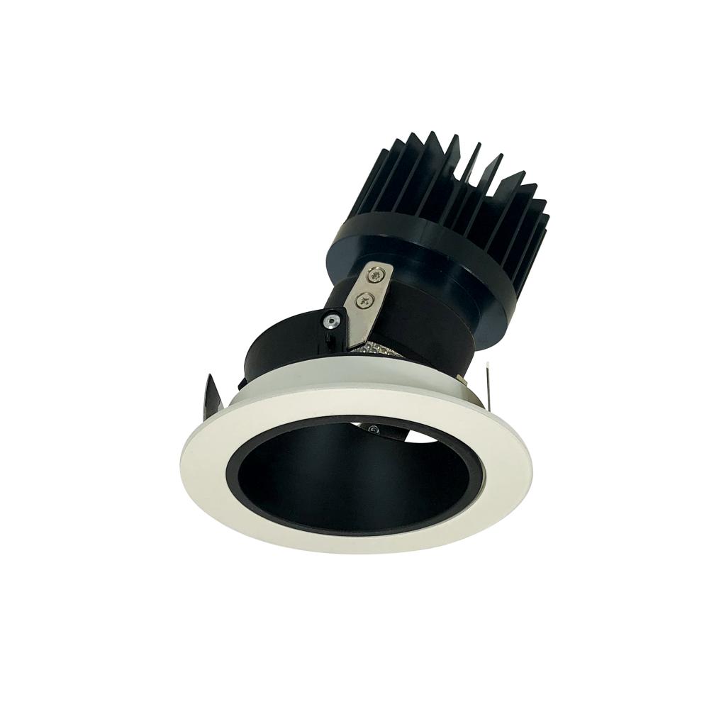 4" Iolite LED Round Adjustable Deep Reflector, 1500lm/2000lm (varies by housing), 3000K, Black