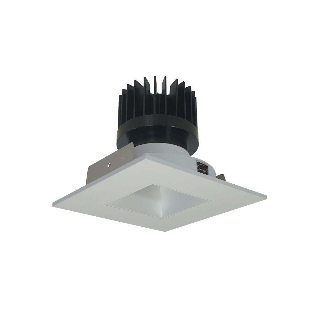 4" Iolite LED Square Reflector with Square Aperture, 10-Degree Optic, 850lm / 12W, 2700K, White