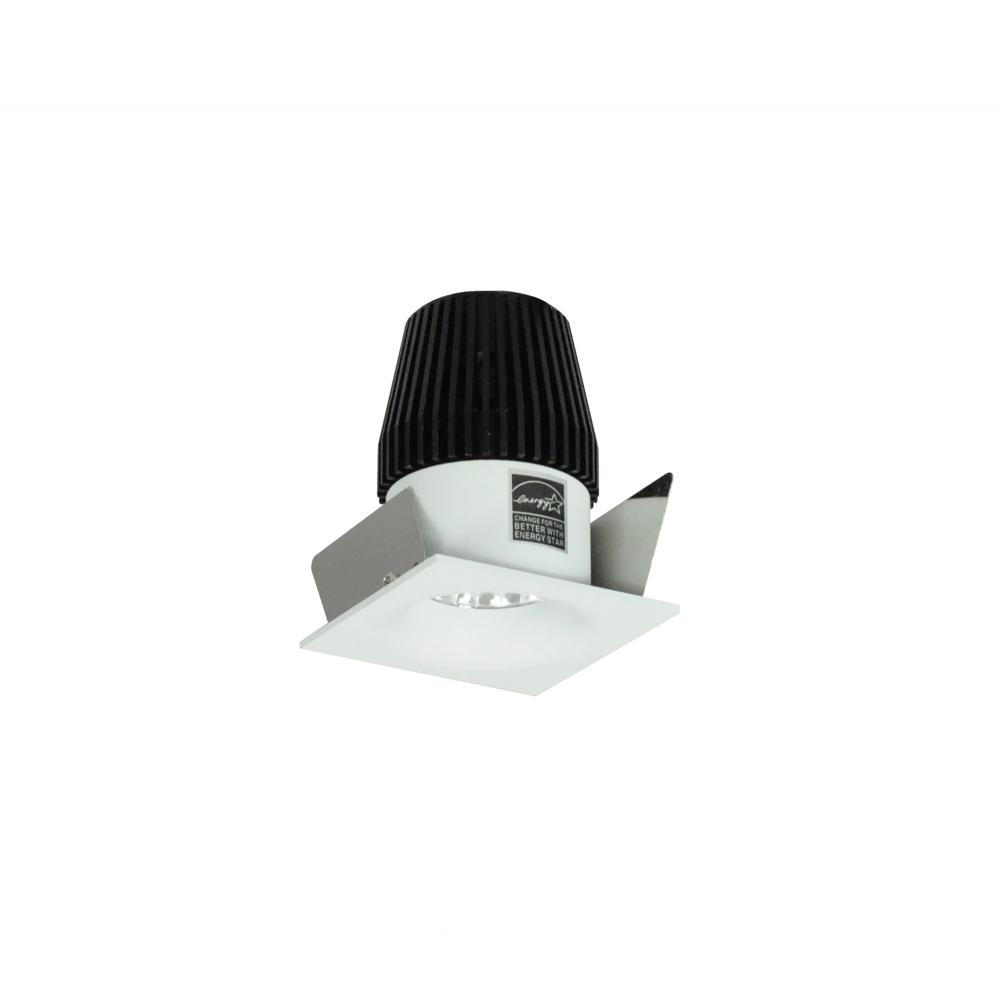 1" Iolite LED NTF Square Bullnose, 600lm, 5000K, Matte Powder White Reflector / Matte Powder