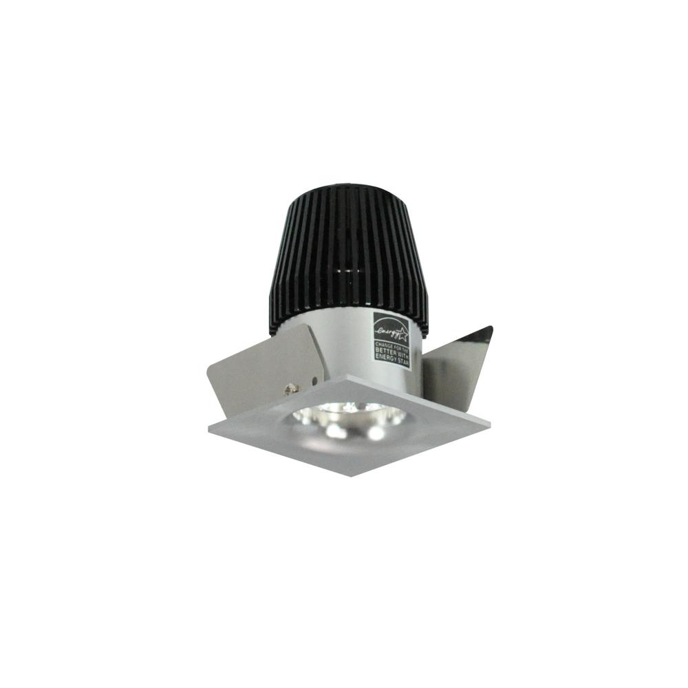 1" Iolite LED NTF Square Bullnose, 600lm, 3000K, Natural Metal Reflector / Natural Metal Flange