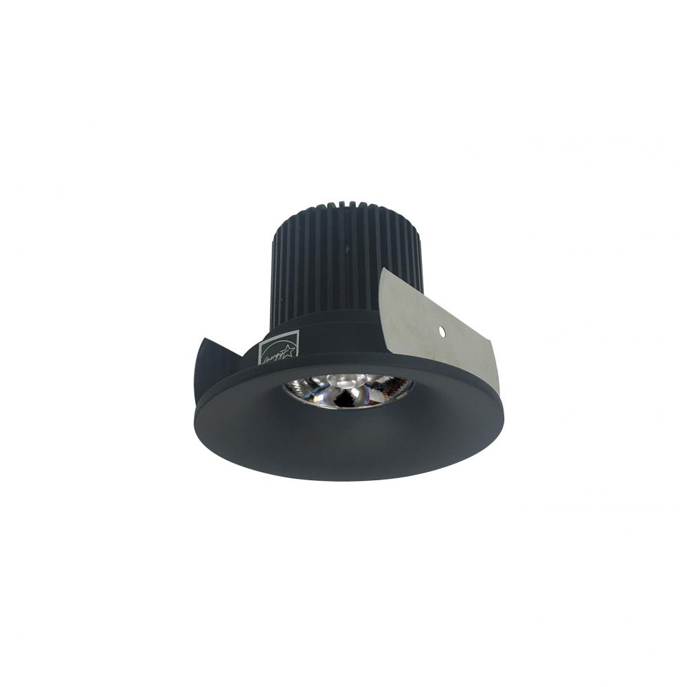 2" Iolite LED Round Bullnose, 10-Degree Optic, 800lm / 12W, 2700K, Black Finish