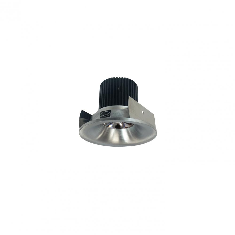 2" Iolite LED Round Bullnose, 10-Degree Optic, 850lm / 12W, 2700K, Natural Metal Finish