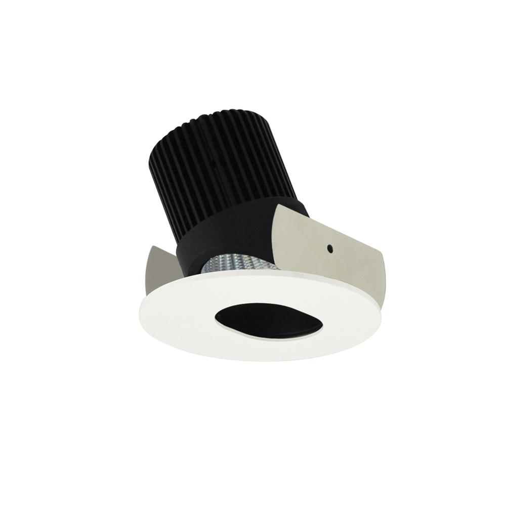 2" Iolite LED Round Adjustable Slot Aperture, 10-Degree Optic, 650lm / 12W, 2700K, Black Slot