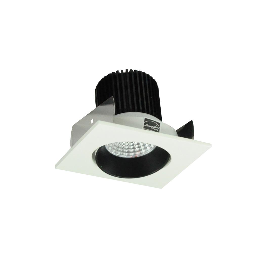 2" Iolite LED Square Adjustable Cone Reflector, 800lm / 14W, 5000K, Black Reflector / White