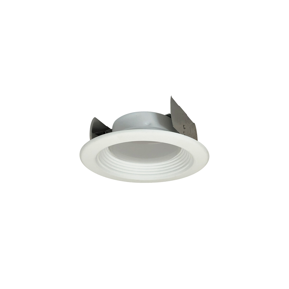 4" AC Onyx LED Retrofit Baffle, 1000lm / 15W, 3000K, White Finish