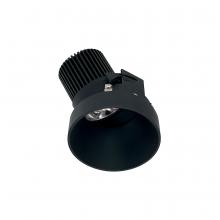 Nora NIO-4RTSLA27QBB - 4" Iolite LED Round Trimless Adjustable Slot, 10-Degree Optic, 850lm / 12W, 2700K, Black Finish