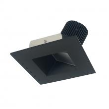 Nora NIO-4SW27XBB/10 - 4" Iolite LED Square Wall Wash, 1000lm / 14W, 2700K, Black Reflector / Black Flange