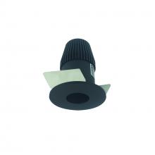 Nora NIOB-1RPH27XBB - 1" Iolite LED BWF Round Pinhole, 600lm, 2700K, Black Pinhole / Black Flange