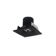 Nora NIOB-2SNB27QBB - 2" Iolite LED Square Bullnose, 10-Degree Optic, 800lm / 12W, 2700K, Black Finish