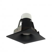 Nora NIR-4SNB50XBB - 4" Iolite LED Square Bullnose Retrofit, 800lm / 14W, 5000K, Black Finish