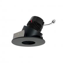 Nora NPRLV-4RPHA27XBB - 4" Pearl Low Voltage LED Round Adjustable Pinhole Retrofit, 950lm / 11W, 2700K, Black Pinhole /