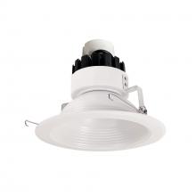 Nora NRMC3-62L127FWW - 6" Marquise III Retrofit, White Baffle/White Flange, 120-277V; 0-10V Dimming, 1300lm / 12W,