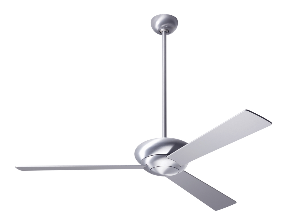 Altus Fan; Brushed Aluminum Finish; 42" Aluminum Blades; No Light; Wall Control with Remote Hand