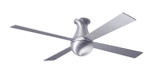 Modern Fan Co. BAL-FM-BA-42-AL-NL-002 - Ball Flush Fan; Brushed Aluminum Finish; 42" Aluminum Blades; No Light; Fan Speed and Light Cont