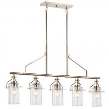 Kichler 52379PN - Linear Chandelier 5Lt