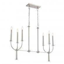 Kichler 52495PN - Linear Chandelier 6Lt