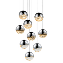 Sonneman 2916.01-LRG - 9-Light Round Large LED Pendant