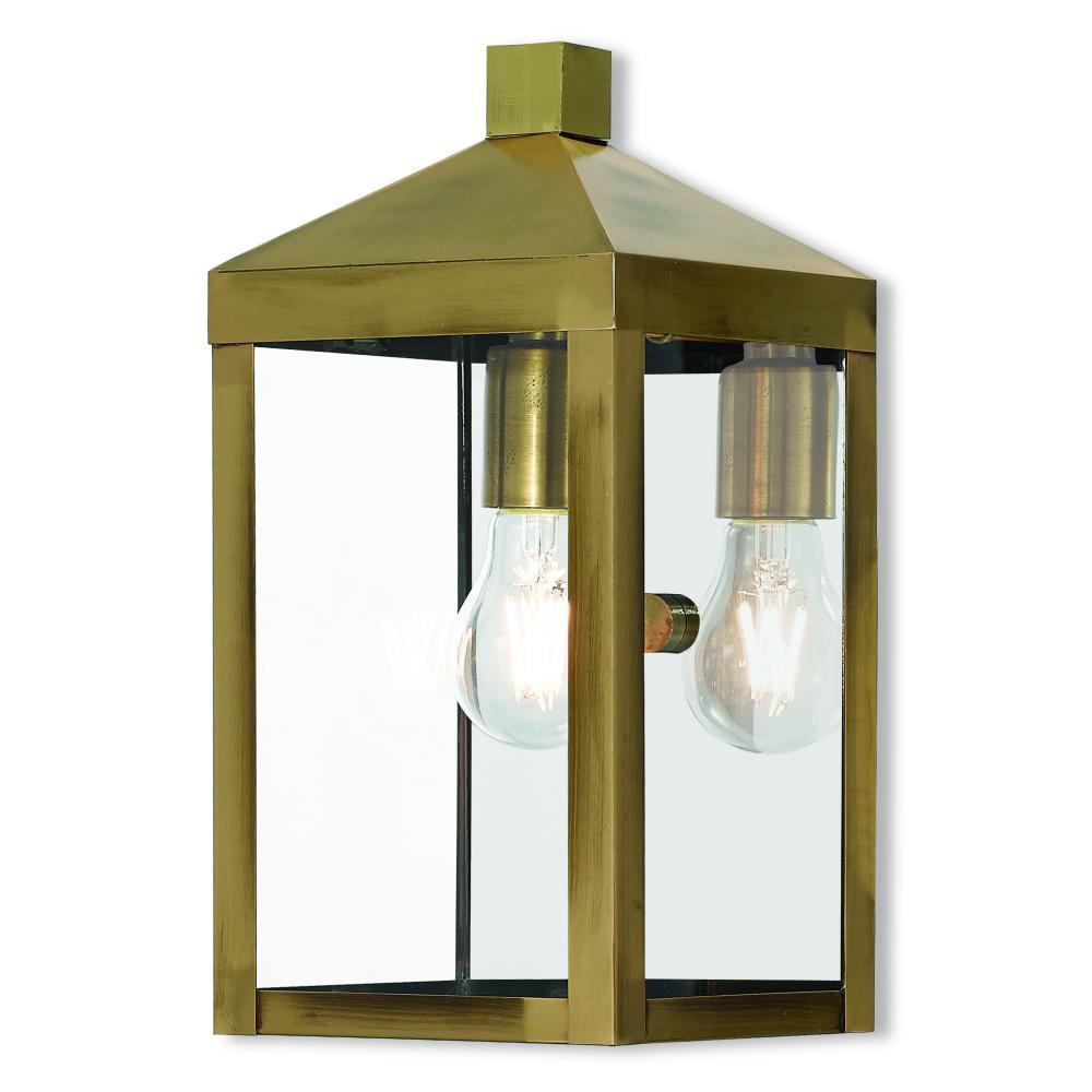 1 Lt AB Outdoor Wall Lantern