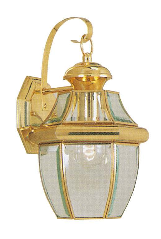 1 Light PB Outdoor Wall Lantern