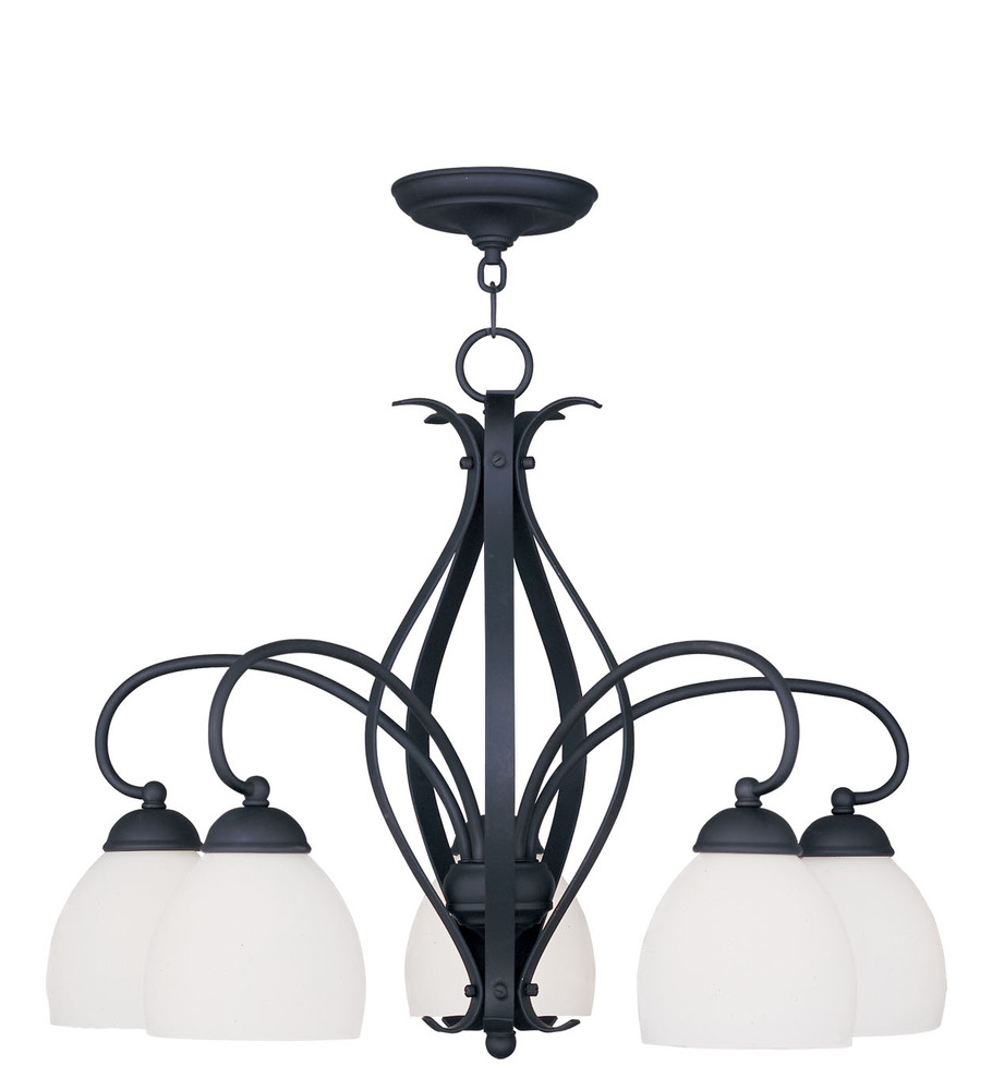 5 Light Black Chandelier