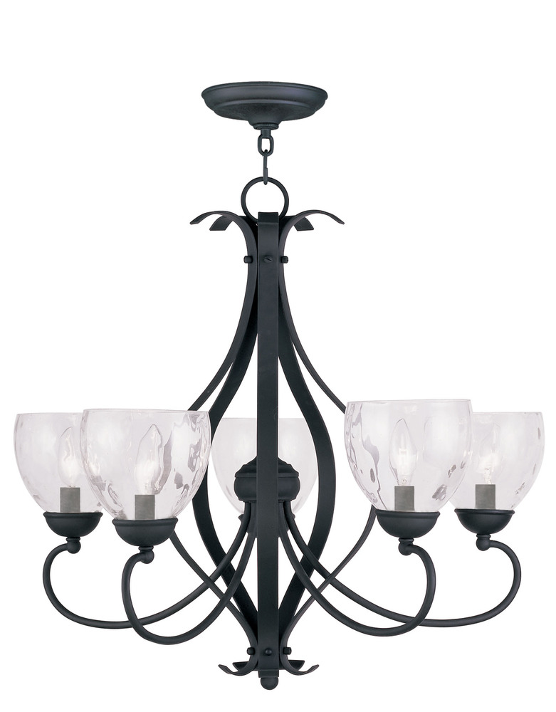 5 Light Black Chandelier