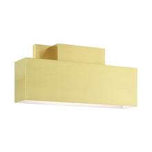 Livex Lighting 22424-12 - 2 Lt Satin Brass Outdoor ADA Wall Sconce