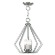 Livex Lighting 40923-91 - 3 Light BN Mini Chandelier/Ceiling Mount