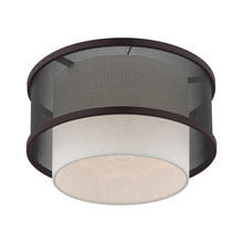 Livex Lighting 41207-07 - 1 Lt Bronze Ceiling Mount