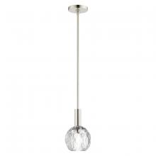 Livex Lighting 46321-35 - 1 Lt Polished Nickel Mini Pendant