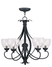 Livex Lighting 4805-04 - 5 Light Black Chandelier