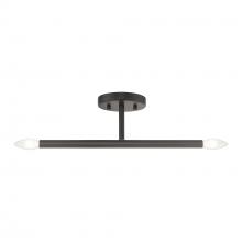 Livex Lighting 51179-07 - 2 Light Bronze Semi-Flush