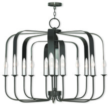 Livex Lighting 51939-92 - 8 Light + 4 Light EBZ Chandelier