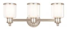 Livex Lighting 40213-35 - 3 Light Polished Nickel Bath Light