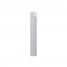 DALS Lighting LEDPATH004D-SG - Satin Grey 4 Inch Square Shaped Luminaire LED Bollard Path Light