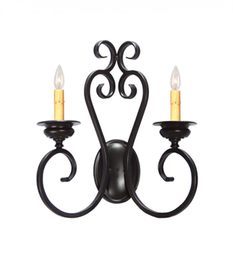 17" Wide Fernando 2 Light Wall Sconce