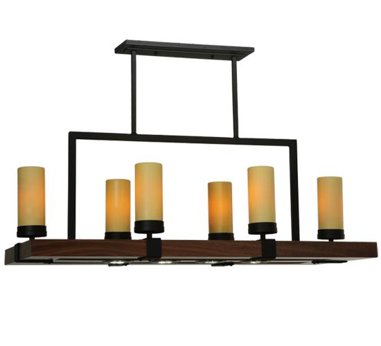 38"L Grand Terrace Oblong Pendant