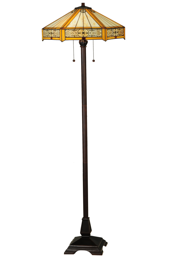 62"H Peaches Floor Lamp