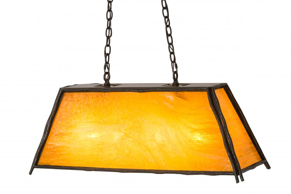 36"L Sticks Oblong Pendant