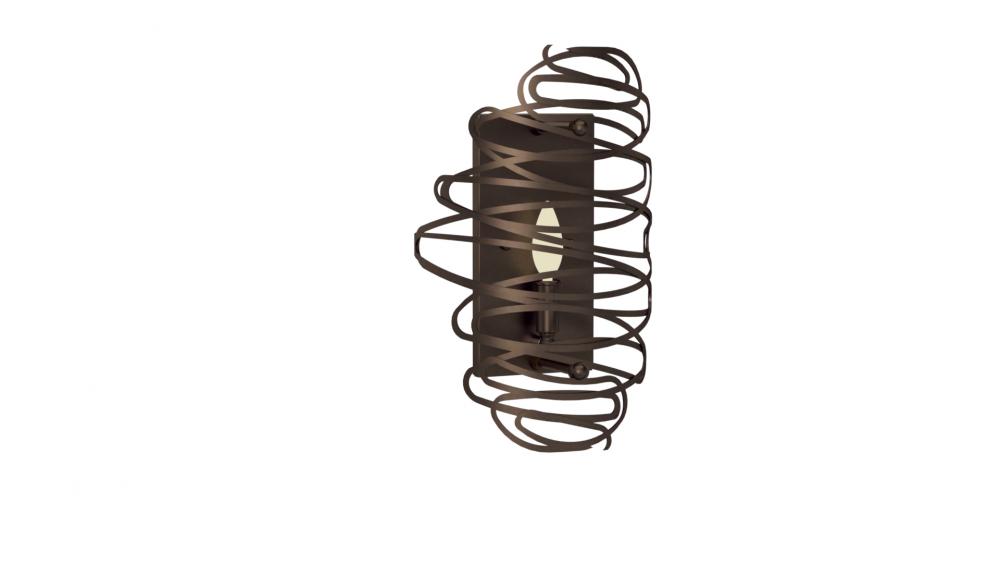 10" Wide Cyclone Wall Sconce