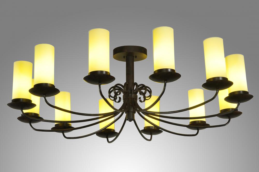 54" Wide Atria 12 Light Chandelier