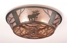 Meyda Blue 10015 - 22" Wide Moose on the Loose Flushmount