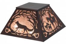 Meyda Blue 109865 - 17"Sq Fox Hunt Shade